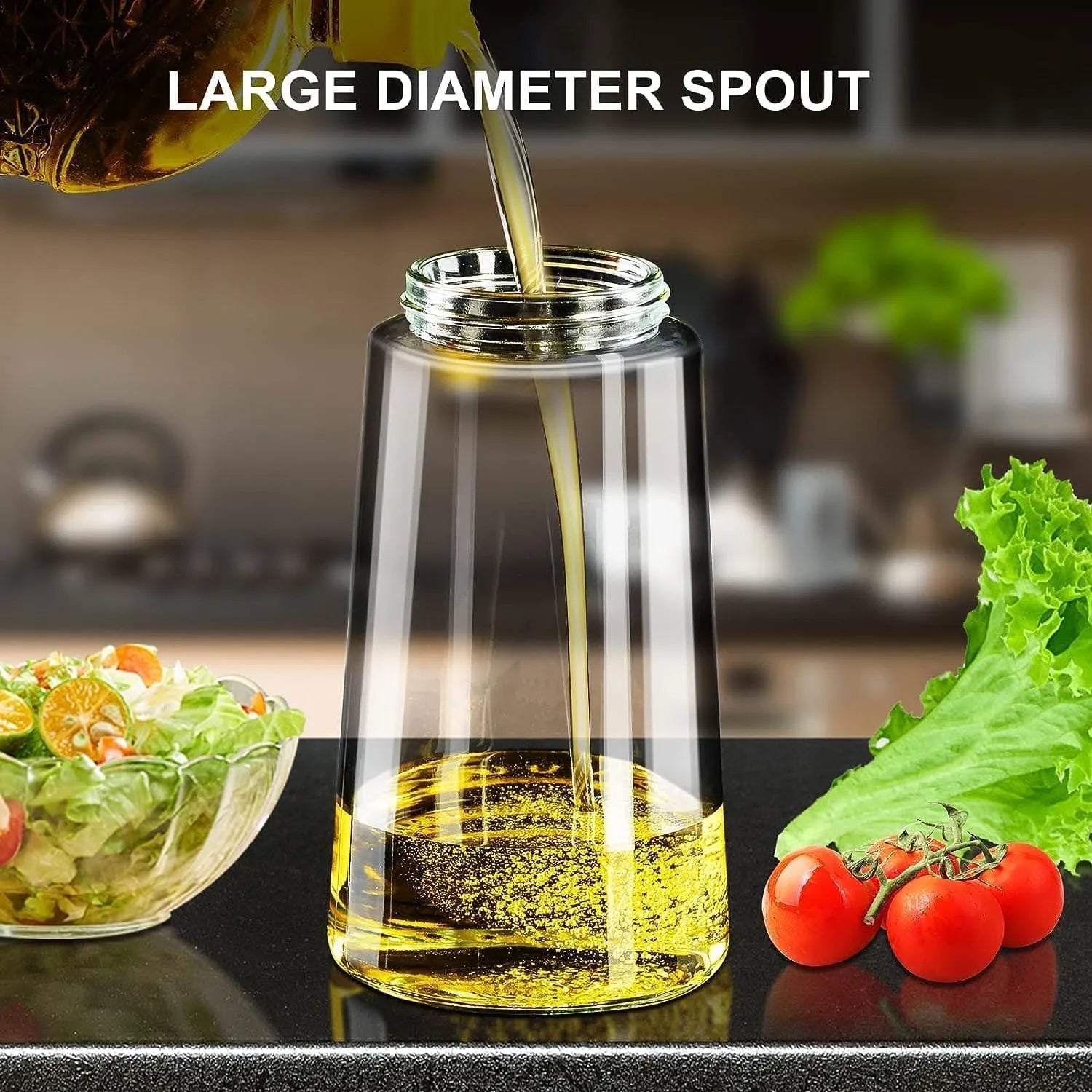 2 in 1 Glass Oil Spray Dispenser (450 ml)