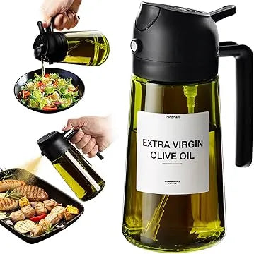 2 in 1 Glass Oil Spray Dispenser (450 ml)