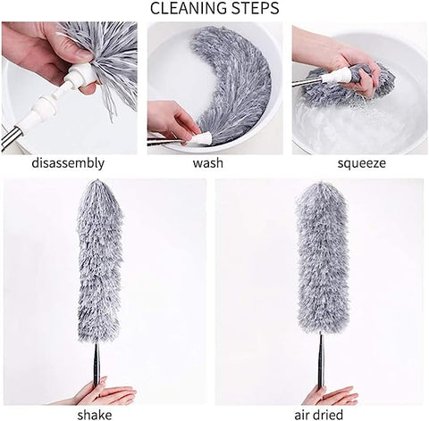 Cleaning Feather Grey Duster 10 Feet Long (Imported Quality)